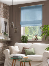 Raffrollo Allure blau BxH 60/80/100/120/140x140cm